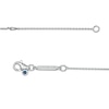 Thumbnail Image 3 of Vera Wang Love Collection Curved Bar Wedding Party Gifts Necklace in Sterling Silver