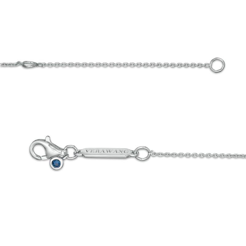 Main Image 3 of Vera Wang Love Collection Curved Bar Wedding Party Gifts Necklace in Sterling Silver