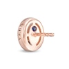 Thumbnail Image 2 of Vera Wang Love Collection Oval Morganite Wedding Party Gifts Stud Earrings in 14K Rose Gold Vermeil