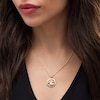 Thumbnail Image 2 of Exclusive Etched Guardian "ANGEL OF HOPE" and Hearts Open Circle with Angel Pendant in 10K Gold