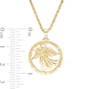Thumbnail Image 3 of Exclusive Etched Guardian "ANGEL OF HOPE" and Hearts Open Circle with Angel Pendant in 10K Gold