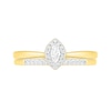 Thumbnail Image 3 of 0.23 CT. T.W. Marquise Diamond Frame Bridal Set in 10K Gold