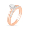 Thumbnail Image 1 of 0.23 CT. T.W. Marquise Diamond Frame Bridal Set in 10K Rose Gold
