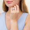 Thumbnail Image 2 of 1.23 CT. T.W. Composite Diamond Multi-Row Vintage-Style Bridal Set in 10K White Gold
