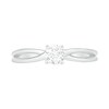 Thumbnail Image 3 of 0.40 CT. T.W. Diamond Solitaire Split Shank Engagement Ring in 10K White Gold (J/I3)