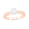 Thumbnail Image 0 of 0.62 CT. T.W. Diamond Solitaire Vintage-Style Engagement Ring in 14K Rose Gold (I/I2)