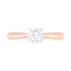 Thumbnail Image 2 of 0.62 CT. T.W. Diamond Solitaire Vintage-Style Engagement Ring in 14K Rose Gold (I/I2)