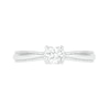 Thumbnail Image 2 of 0.62 CT. T.W. Princess-Cut Diamond Solitaire Vintage-Style Engagement Ring in 14K White Gold (I/I2)