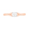 Thumbnail Image 2 of 0.37 CT. T.W. Diamond Solitaire Split Shank Engagement Ring in 10K Rose Gold (J/I3)