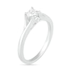 Thumbnail Image 1 of 0.37 CT. T.W. Princess-Cut Diamond Solitaire Split Shank Engagement Ring in 10K White Gold (J/I3)