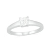 Thumbnail Image 0 of 0.65 CT. T.W. Princess-Cut Diamond Solitaire Engagement Ring in 14K White Gold (I/I2)
