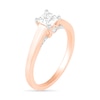 Thumbnail Image 2 of 0.65 CT. T.W. Princess-Cut Diamond Solitaire Engagement Ring in 14K Rose Gold (I/I2)