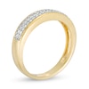 Thumbnail Image 3 of 0.29 CT. T.W. Diamond Double Row Wedding Band in 10K Gold