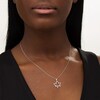 Thumbnail Image 1 of 0.20 CT. T.W. Diamond Maple Leaf Outline Pendant in Sterling Silver