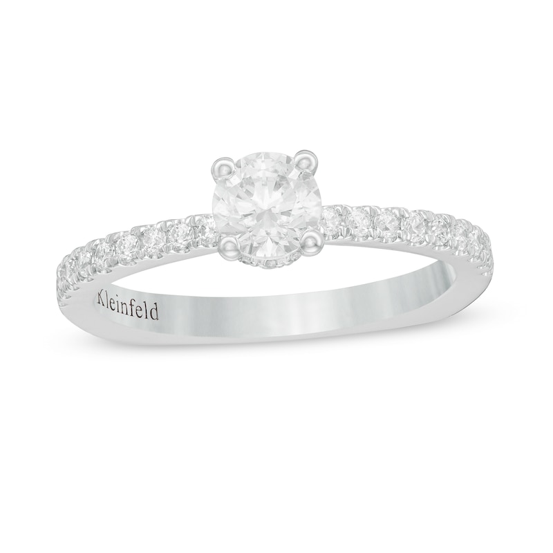 Main Image 1 of Kleinfeld® 0.69 CT. T.W. Diamond Engagement Ring in 14K White Gold