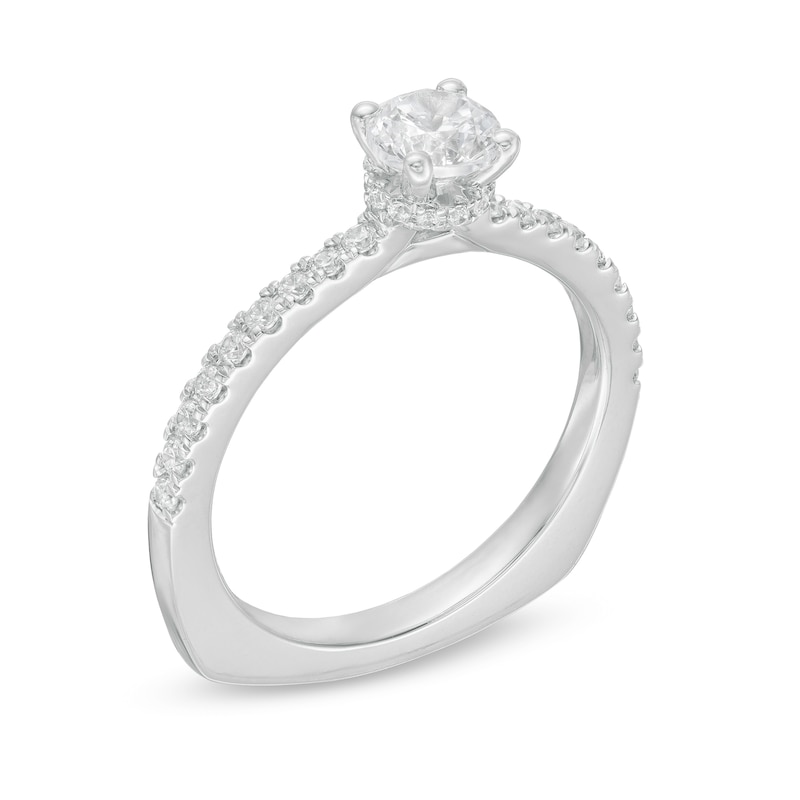 Kleinfeld® 0.69 CT. T.W. Diamond Engagement Ring in 14K White Gold