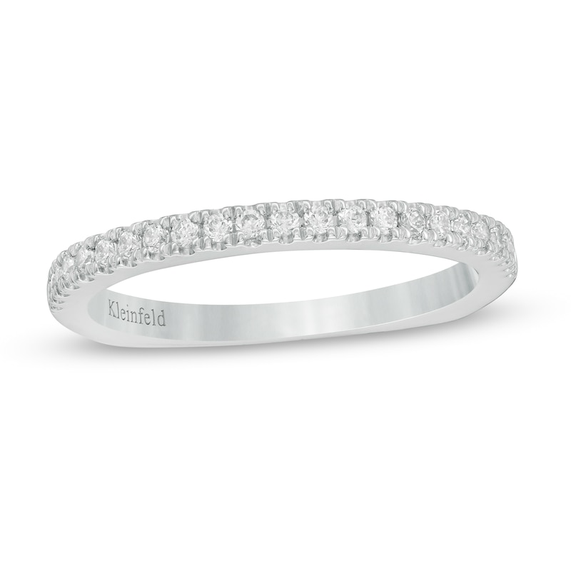 Main Image 1 of Kleinfeld® 0.18 CT. T.W. Diamond Wedding Band in 14K White Gold
