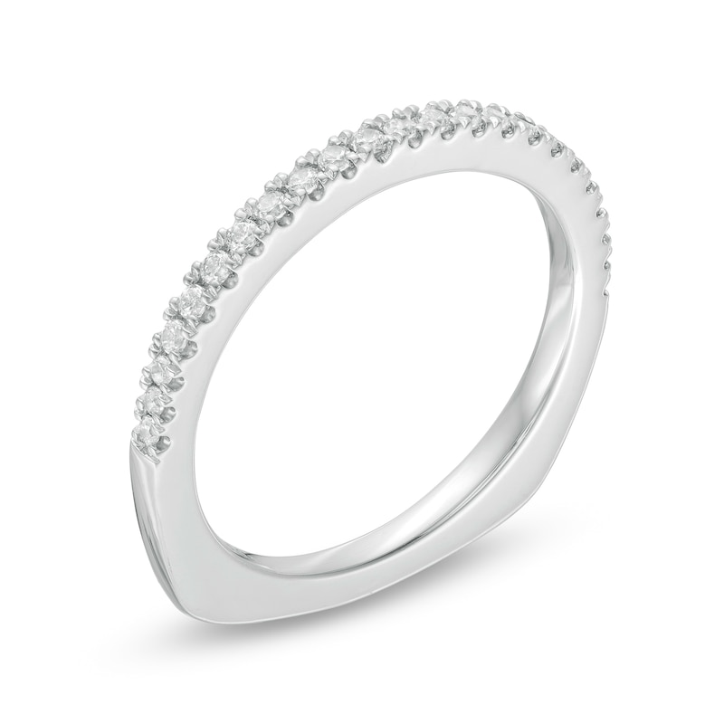 Main Image 3 of Kleinfeld® 0.18 CT. T.W. Diamond Wedding Band in 14K White Gold