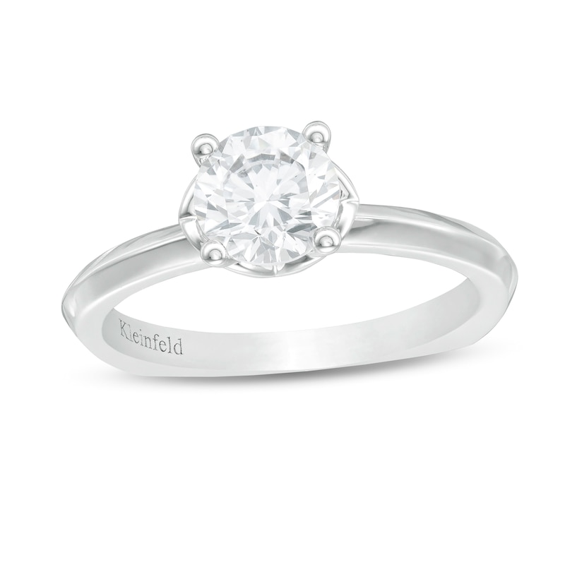 Kleinfeld® 0.98 CT. T.W. Diamond Solitaire Engagement Ring in 14K White Gold|Peoples Jewellers