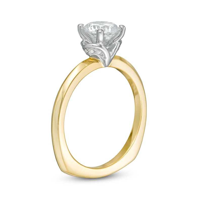 Kleinfeld® 0.98 CT. T.W. Diamond Solitaire Engagement Ring in 14K Two-Tone Gold