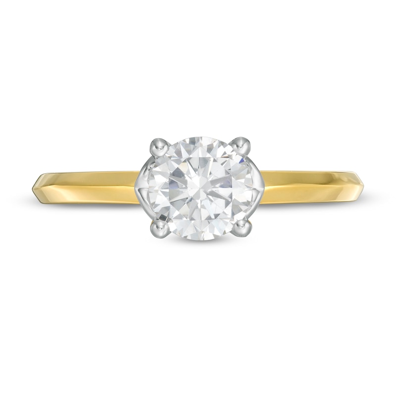 Kleinfeld® 0.98 CT. T.W. Diamond Solitaire Engagement Ring in 14K Two-Tone Gold