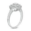 Thumbnail Image 2 of 0.69 CT. T.W. Baguette and Round Diamond Frame Ring in 10K White Gold
