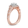Thumbnail Image 3 of Kleinfeld® 0.95 CT. T.W. Cushion-Cut Diamond Double Frame Engagement Ring in 14K Two-Tone Gold