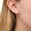 Thumbnail Image 1 of 0.37 CT. T.W. Diamond Frame Stud Earrings in 10K Rose Gold