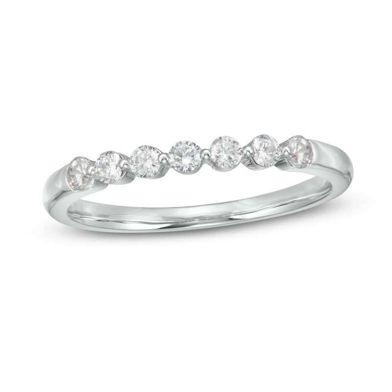 0.23 CT. T.W. Diamond Seven Stone Anniversary Band in 10K Gold