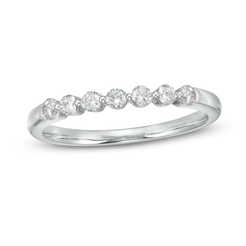 0.23 CT. T.W. Diamond Seven Stone Anniversary Band in 10K Gold|Peoples Jewellers