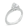 Kleinfeld® 0.95 CT. T.W. Pear-Shaped Diamond Frame Engagement Ring in 14K White Gold