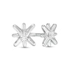 Thumbnail Image 1 of 0.10 CT. T.W. Certified Canadian Diamond Solitaire True North Stud Earrings in 10K White Gold (I/I2)