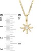 Thumbnail Image 2 of 0.04 CT. Certified Canadian Diamond Solitaire True North Pendant in 10K Gold - 20" (I/I2)