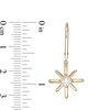 0.48 CT. T.W. Certified Canadian Diamond Solitaire True North Drop Earrings in 10K Gold (I/I2