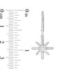 Thumbnail Image 3 of 0.48 CT. T.W. Certified Canadian Diamond Solitaire True North Drop Earrings in 10K White Gold (I/I2)