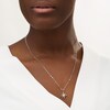 Thumbnail Image 2 of 0.24 CT. Certified Canadian Diamond Solitaire True North Pendant in 10K White Gold - 20" (I/I2)