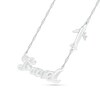 Thumbnail Image 1 of Diamond Accent "Travel" Necklace in Sterling Silver