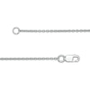 Thumbnail Image 3 of 0.45 CT. T.W. Journey Diamond Curved Bar Necklace in 10K White Gold