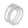 Thumbnail Image 2 of 0.45 CT. T.W. Journey Diamond Multi-Row Bypass Ring in 10K White Gold - Size 7