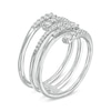 0.45 CT. T.W. Journey Diamond Multi-Row Bypass Ring in 10K White Gold - Size 7