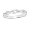 Thumbnail Image 1 of Kleinfeld® 0.23 CT. T.W. Diamond Twist Band in 14K White Gold