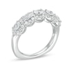 Thumbnail Image 2 of Kleinfeld® 1.20 CT. T.W. Oval Diamond Frame Five Stone Ring in 14K White Gold