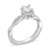 Thumbnail Image 3 of Kleinfeld® 0.83 CT. T.W. Cushion-Cut Diamond Frame Twist Shank Engagement Ring in 14K White Gold