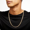 Thumbnail Image 2 of 5.25mm Cuban Curb Chain Necklace in Hollow 10K Gold - 26"