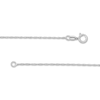 Thumbnail Image 1 of 1.0mm Singapore Chain Necklace in Solid 10K White Gold - 18"