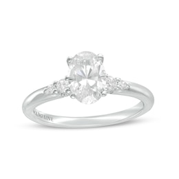 Vera Wang Love Collection 0.82 CT. T.W. Oval Diamond Engagement Ring in 14K White Gold