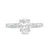 Thumbnail Image 4 of Vera Wang Love Collection 0.82 CT. T.W. Oval Diamond Engagement Ring in 14K White Gold