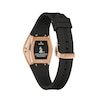 Thumbnail Image 2 of Ladies' Special Edition Bulova Modern Latin GRAMMY® Gemini Two-Tone Strap Watch with Tonneau Black Dial (Model: 97L163)