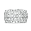 Thumbnail Image 0 of 4.00 CT. T.W. Certified Lab-Created Diamond Multi-Row Band in 14K White Gold (F/SI2)
