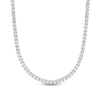 Thumbnail Image 1 of 10.00 CT. T.W. Certified Lab-Grown Diamond Tennis Necklace in 14K White Gold (F/SI2) - 16"